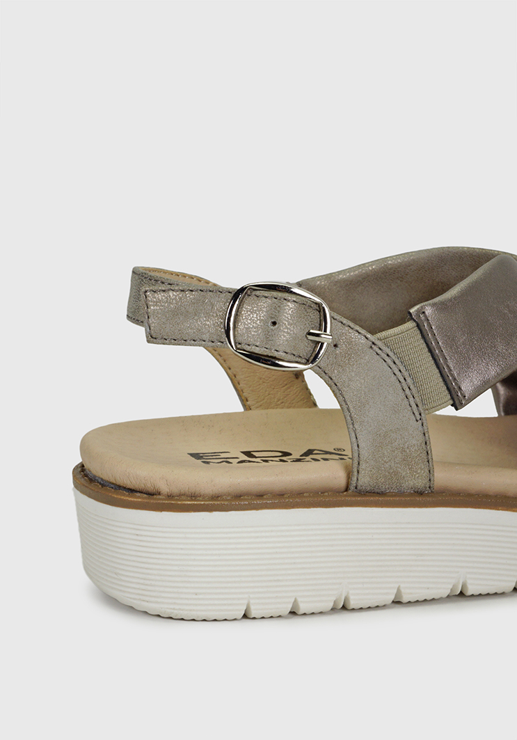 SANDALIAS MUJER EDA MANZINI TAUPE DAINARA WOE554S23TAU - 6