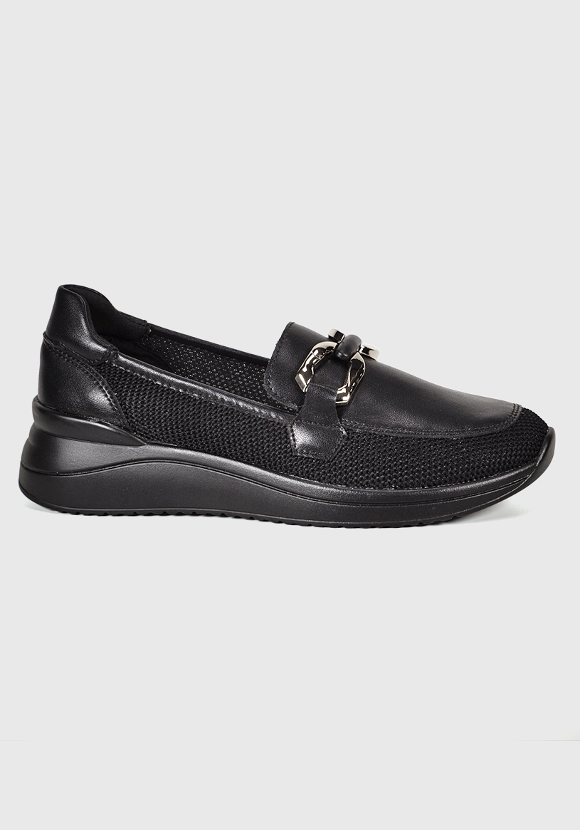 MOCASINES MUJER DEGAS CUERO NEGRO ZULLY GZ1007S25BLK - 2