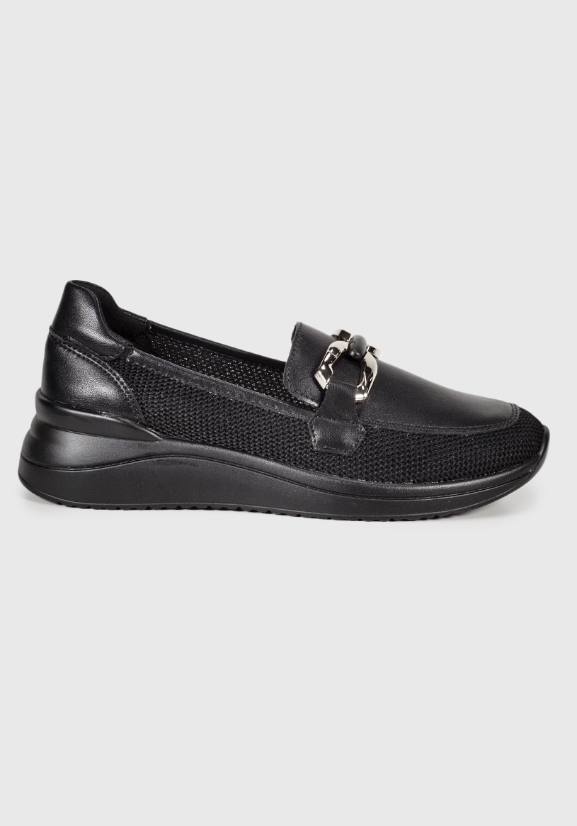 MOCASINES MUJER DEGAS CUERO NEGRO ZULLY GZ1007S25BLK - 4