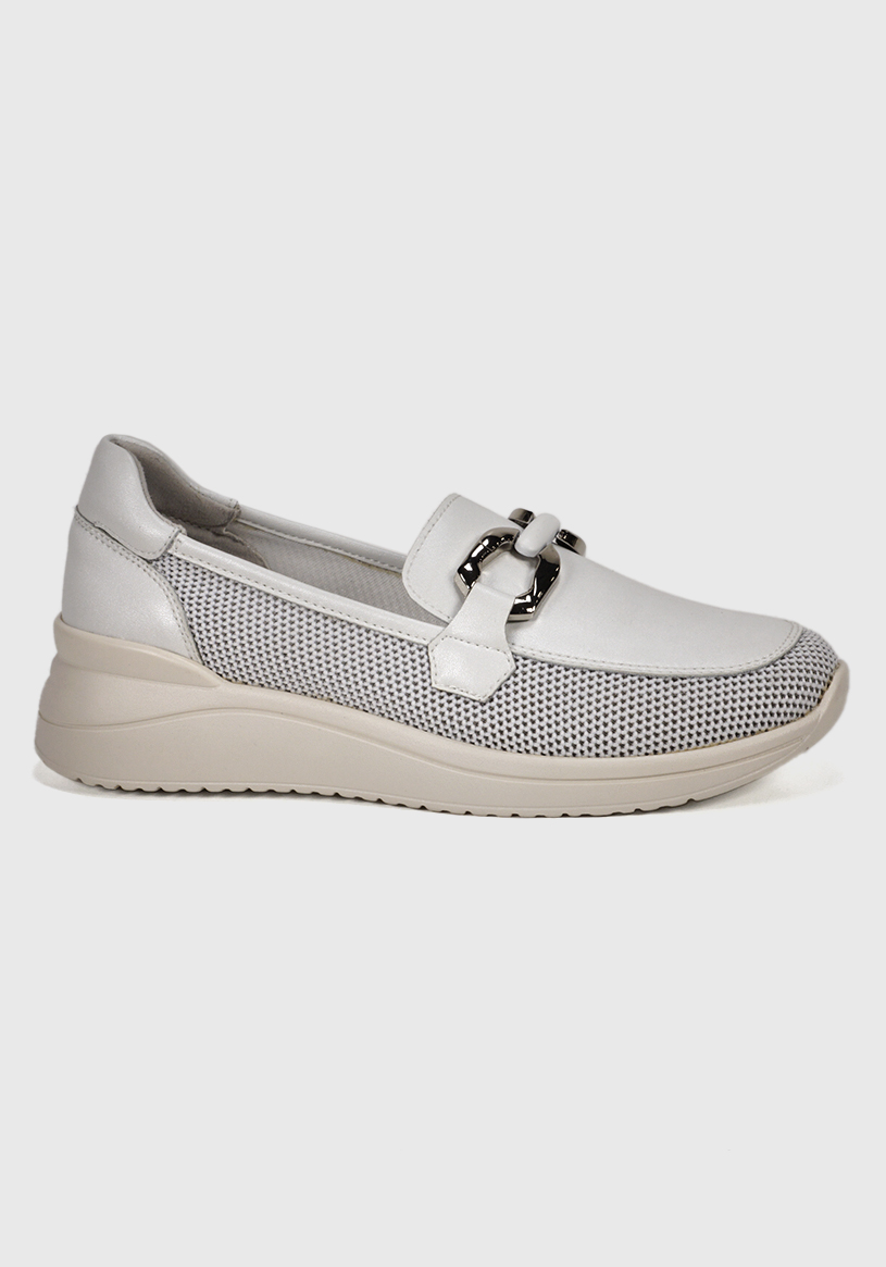 MOCASINES MUJER DEGAS CUERO BEIGE ZULLY GZ1007S25BON - 2