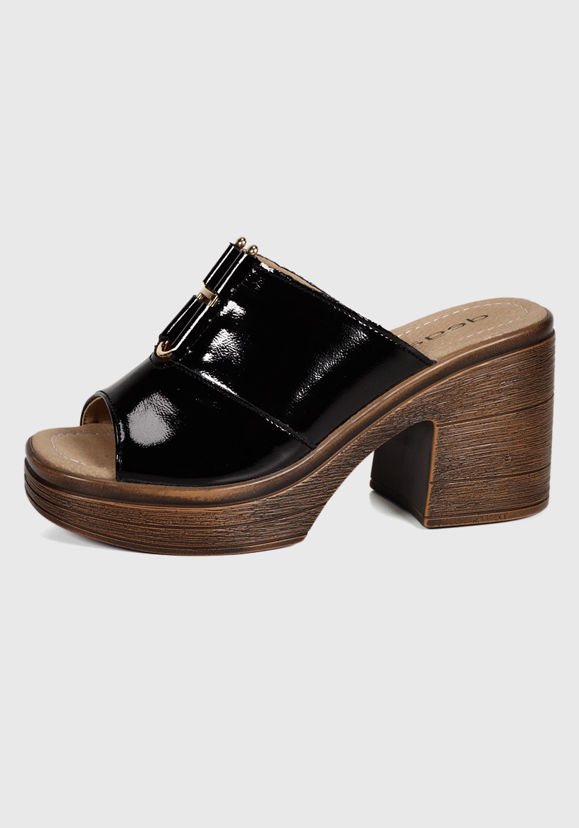 SANDALIA MUJER DEGAS CUERO NEGRO TW0122S25BKP WILANY - 2