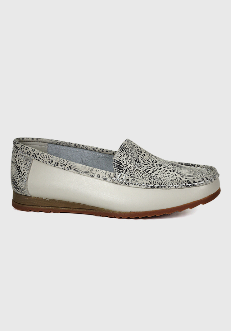 MOCASINES MUJER DEGAS CUERO BLANCO ETHEL XF7717S25OWH - 2