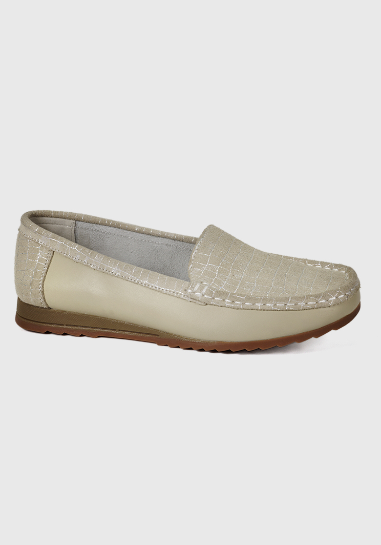 MOCASINES MUJER DEGAS CUERO BEIGE ETHEL XF7717S25BSL - 2