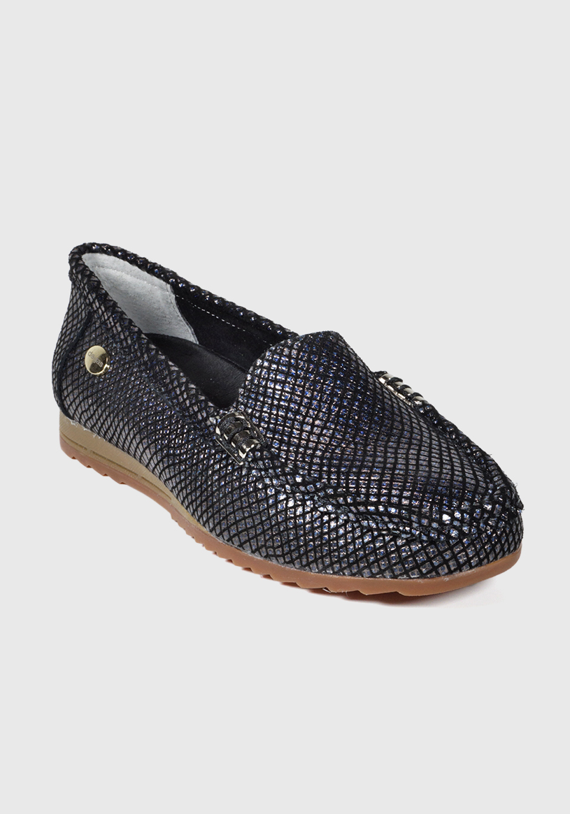 MOCASÍN CUERO ETHEL EN COLOR NEGRO - 5