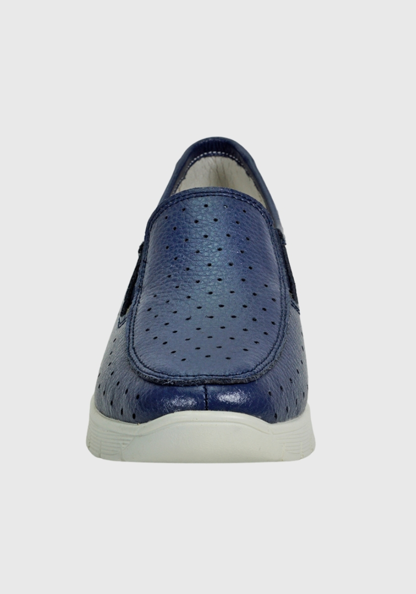 MOCASINES MUJER DEGAS CUERO AZUL ARANNA XF8807S25NAV - 3