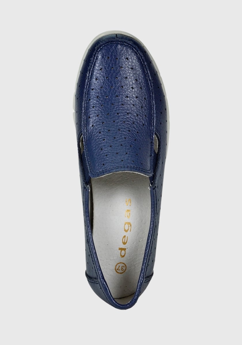MOCASINES MUJER DEGAS CUERO AZUL ARANNA XF8807S25NAV - 5