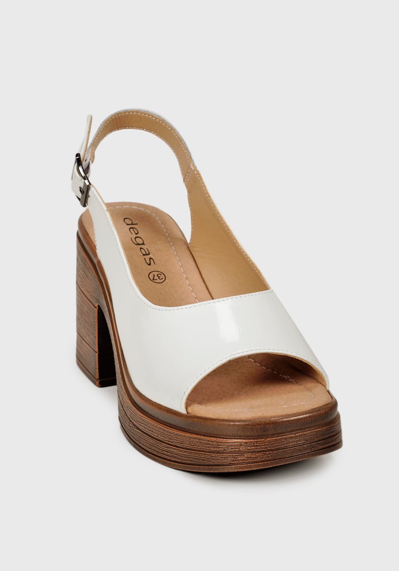 SANDALIA MUJER DEGAS CUERO BLANCO TW0124S25WHP YANIL - 3