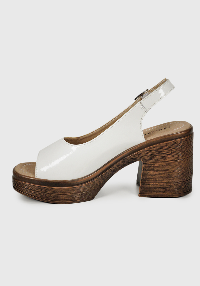 SANDALIA MUJER DEGAS CUERO BLANCO TW0124S25WHP YANIL - 5