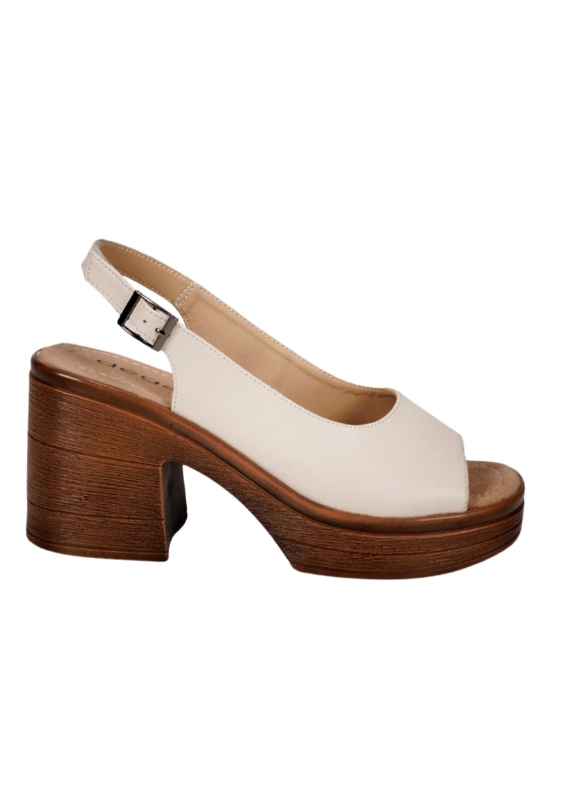 SANDALIA MUJER DEGAS CUERO BEIGE TW0124S25BEG YANIL - 1