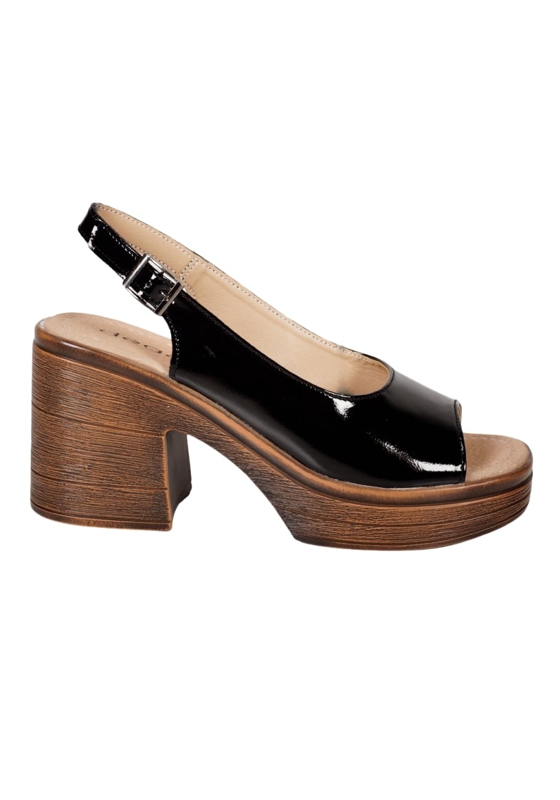 SANDALIA MUJER DEGAS CUERO NEGRO TW0124S25BKP YANIL - 1