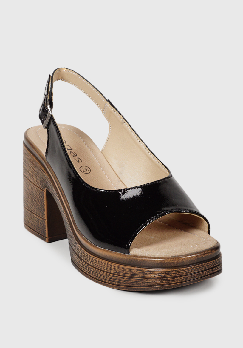 SANDALIA MUJER DEGAS CUERO NEGRO TW0124S25BKP YANIL - 3