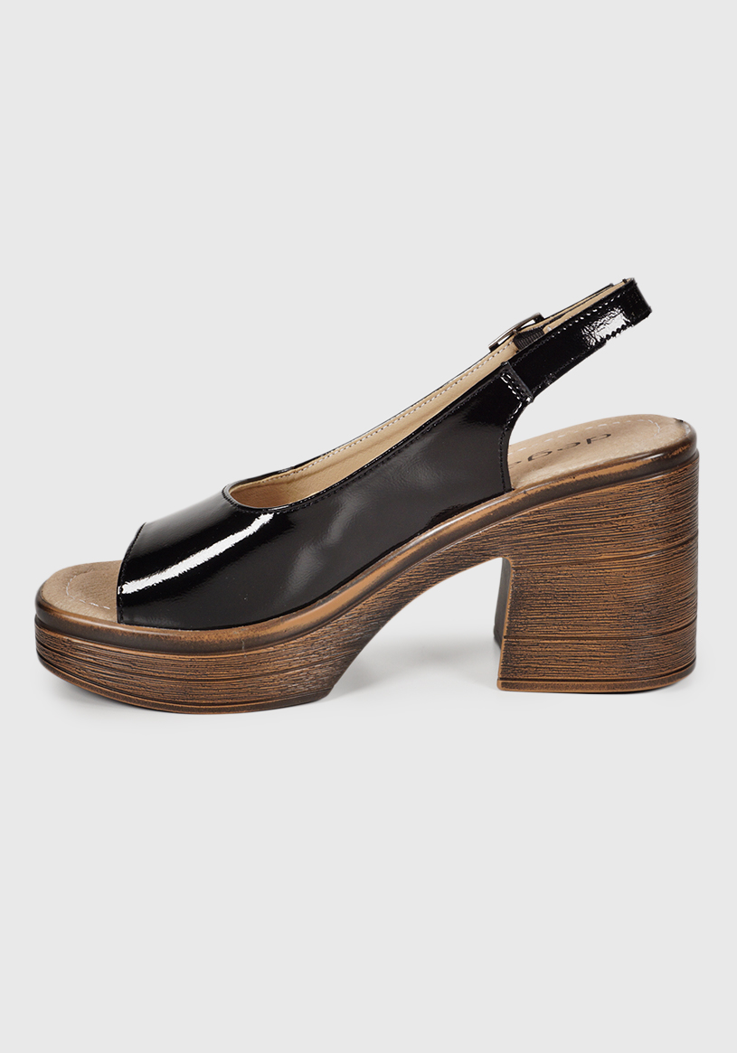 SANDALIA MUJER DEGAS CUERO NEGRO TW0124S25BKP YANIL - 5