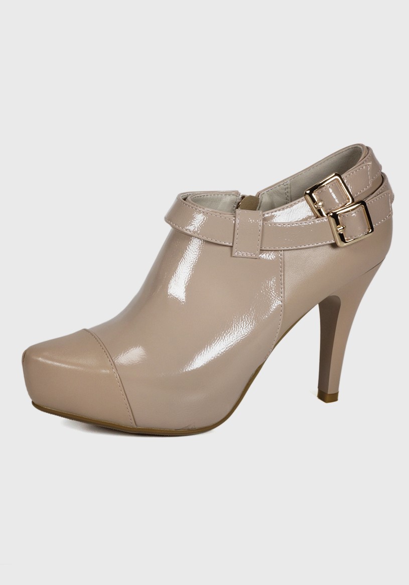 ZAPATO CARLOTA BEIGE CHAROL - 2