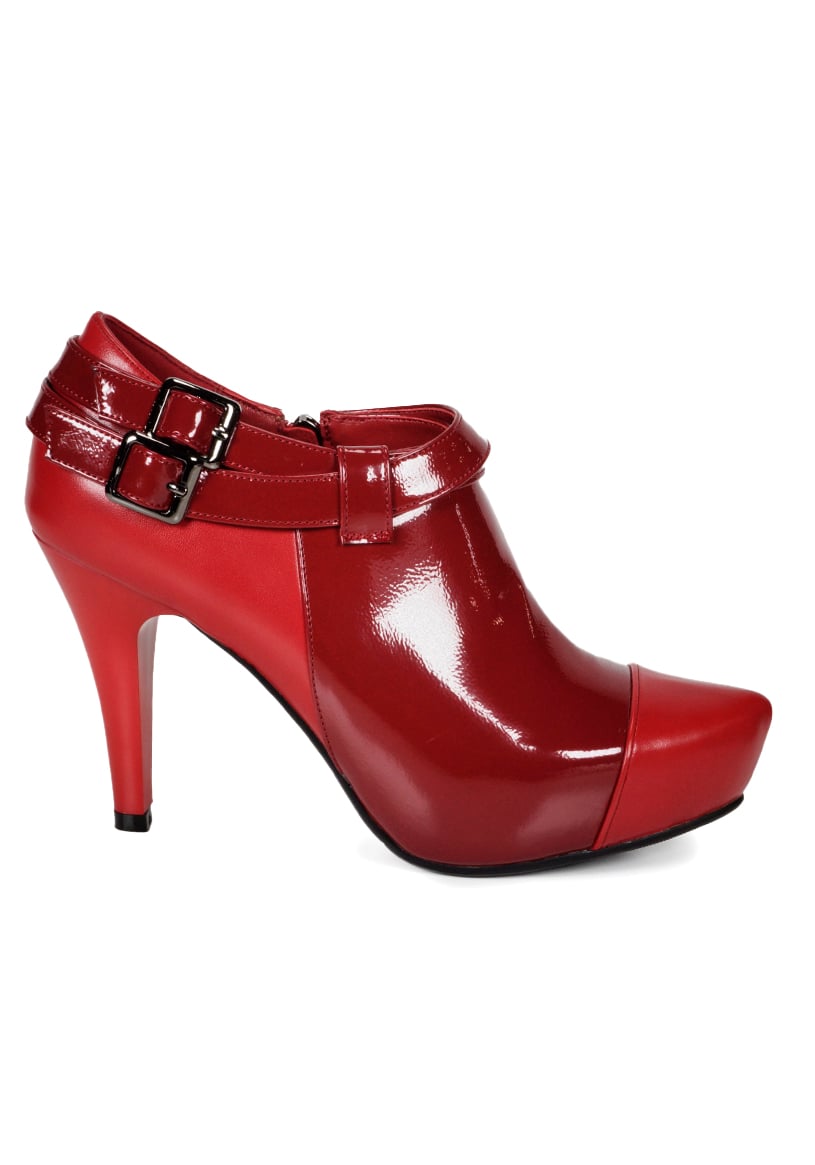 ZAPATO CARLOTA ROJO CHAROL - 1
