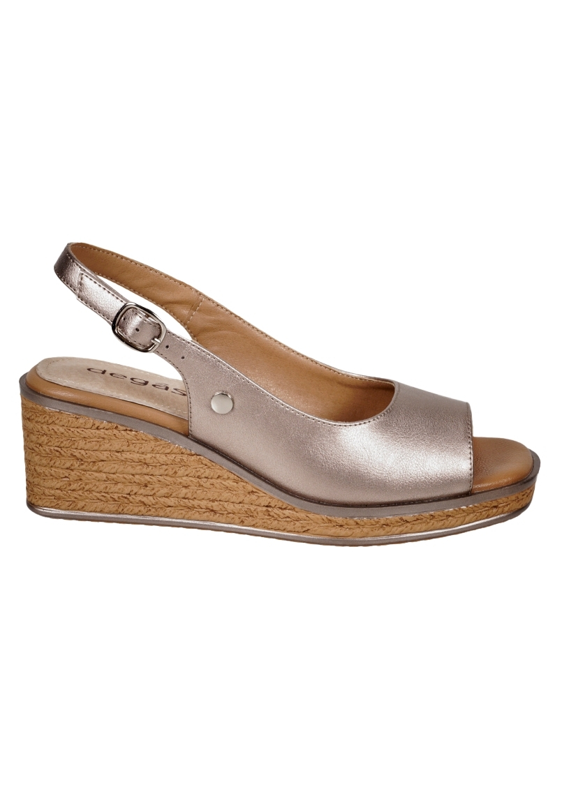 SANDALIA MUJER DEGAS CUERO BRONCE HO0045S25BRZ SORAYA - 1