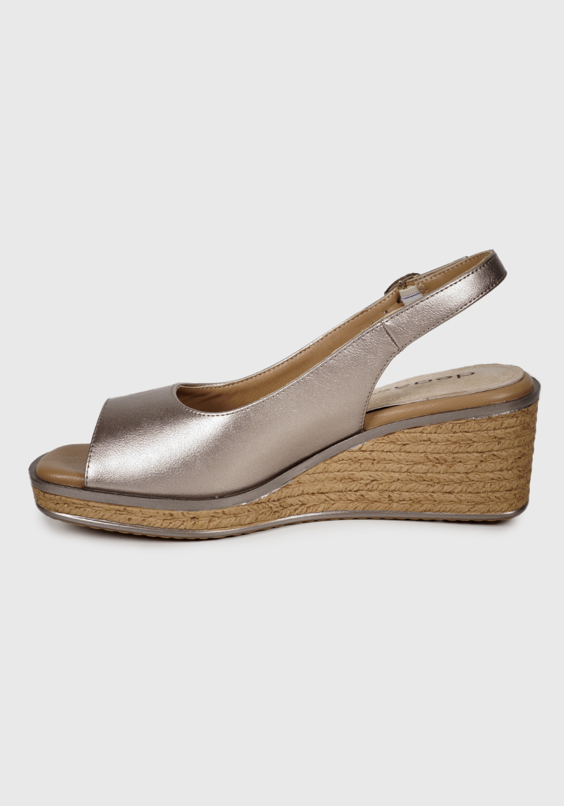 SANDALIA MUJER DEGAS CUERO BRONCE HO0045S25BRZ SORAYA - 5