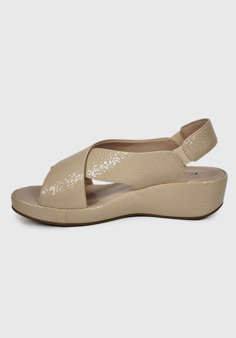 SANDALIA MUJER EDA MANZINI BEIGE PEE003S25ALM TISSINA - 5