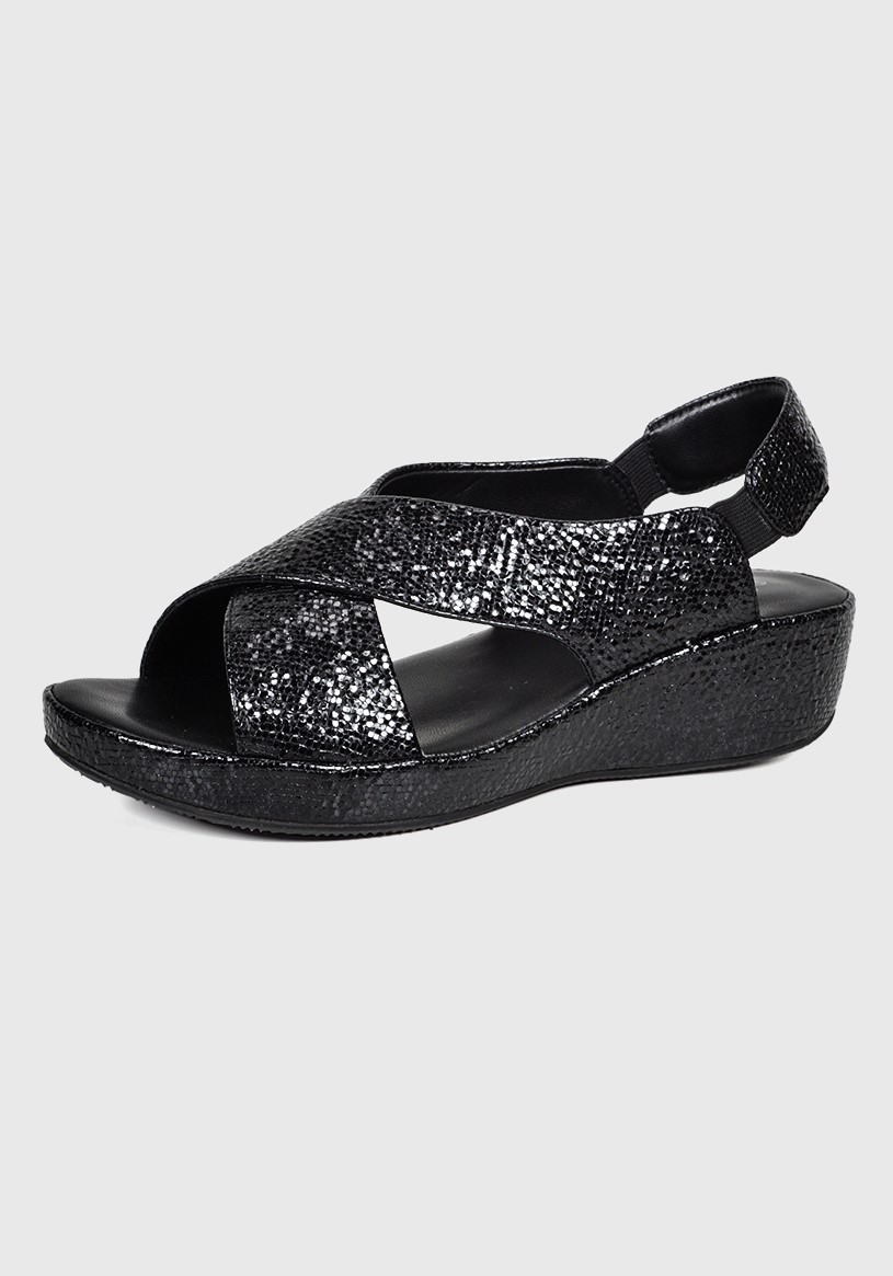 SANDALIA MUJER EDA MANZINI NEGRO PEE003S25BPU TISSINA - 2
