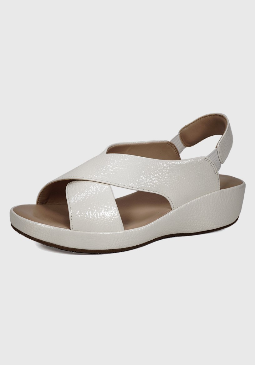 SANDALIA MUJER EDA MANZINI BLANCO PEE003S25OWH TISSINA - 2