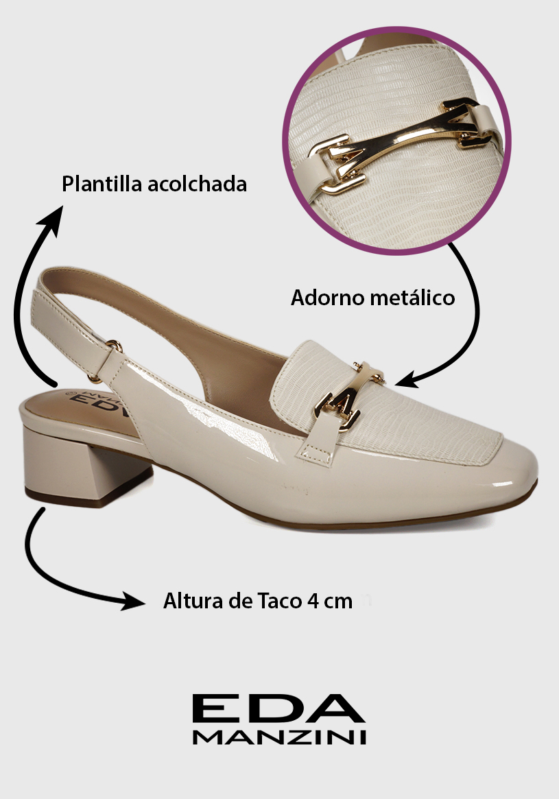 SANDALIA MUJER EDA MANZINI BLANCO PEE001S25WHT VICENTINA - 3