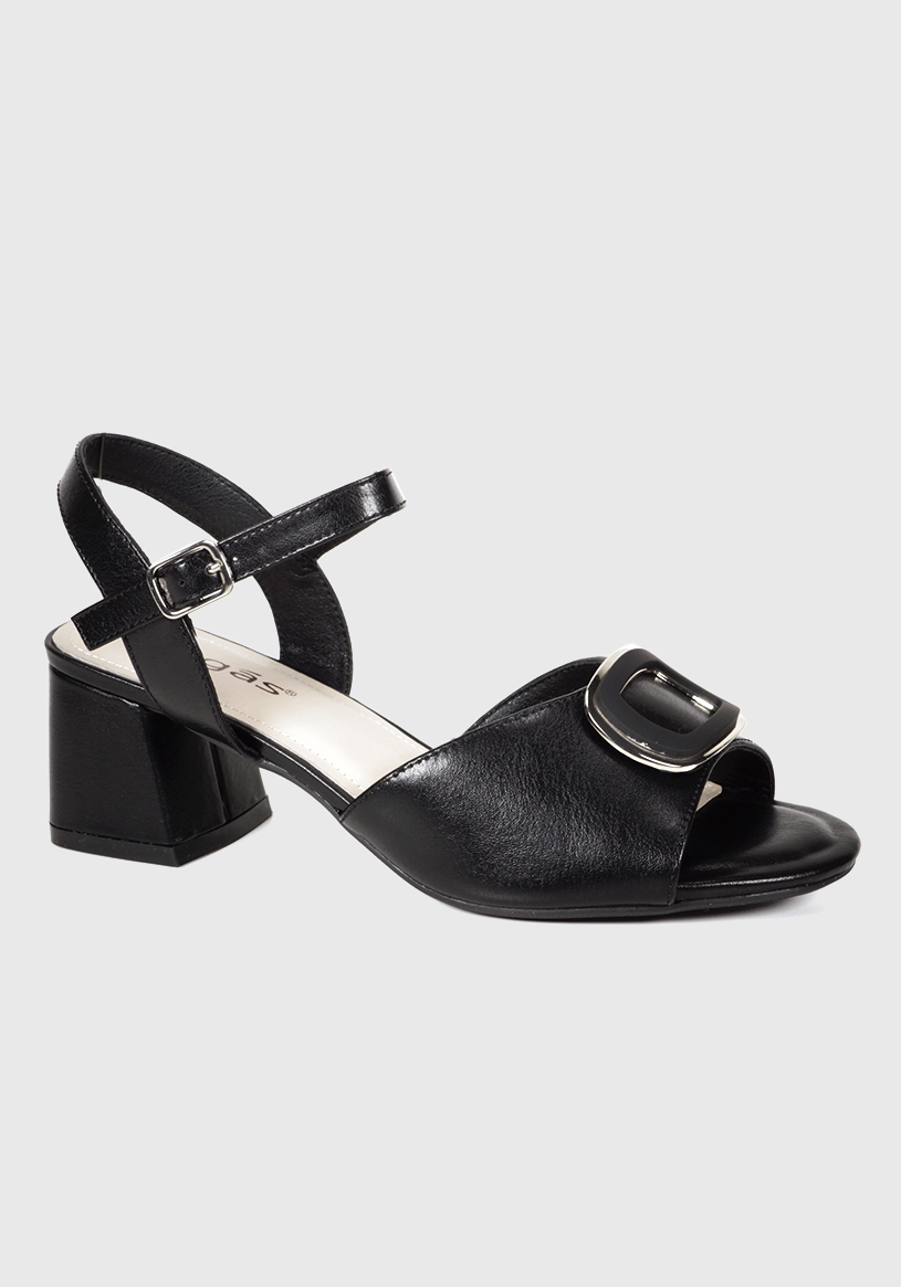 SANDALIA MUJER DEGAS CUERO NEGRO HO0041S25BLK VANIRIA - 2
