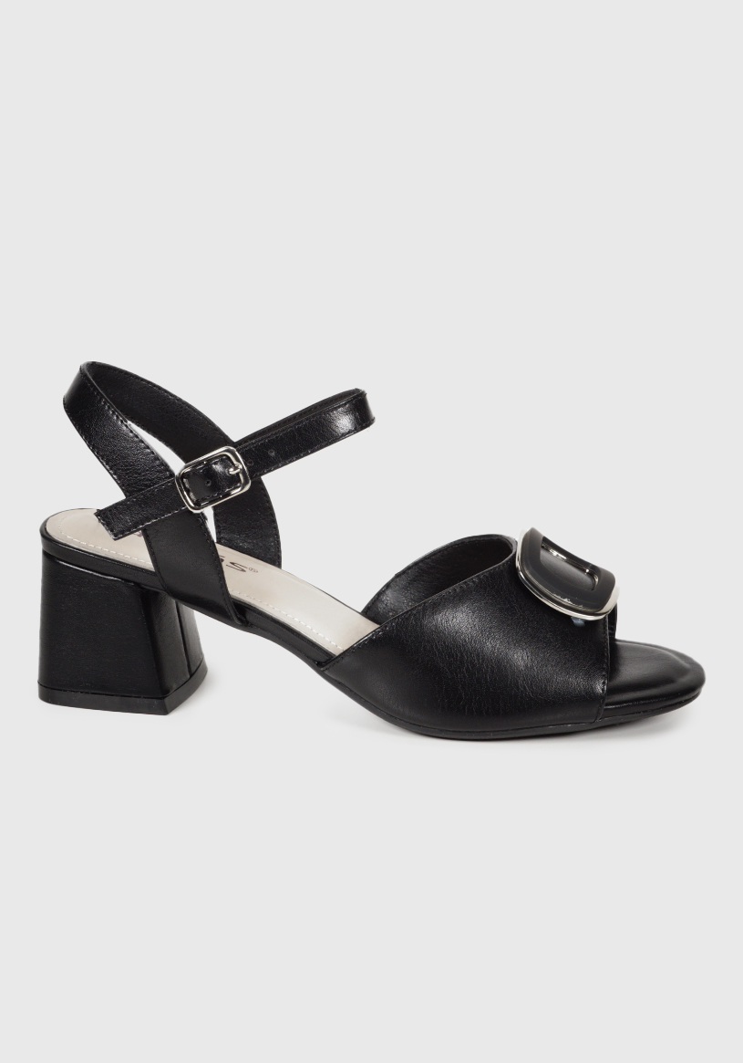 SANDALIA MUJER DEGAS CUERO NEGRO HO0041S25BLK VANIRIA - 4