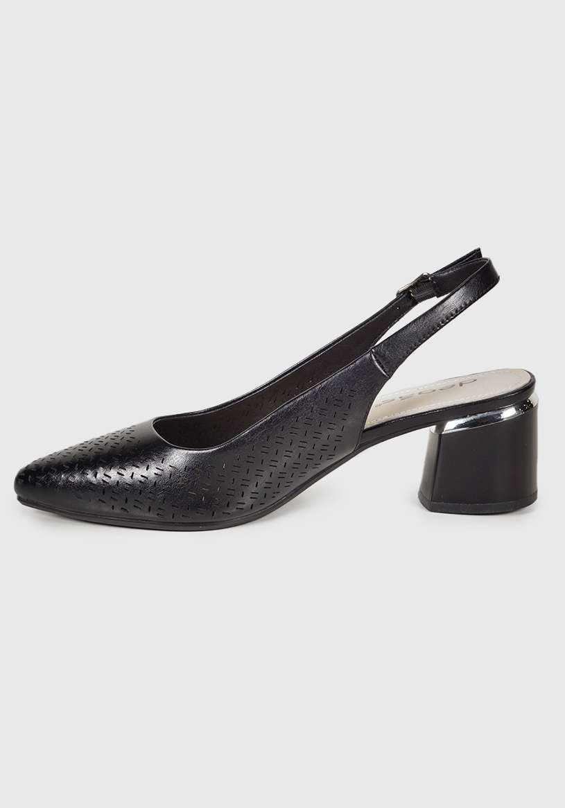 SANDALIA MUJER DEGAS CUERO NEGRO HO0044S25BLK PAULE - 5