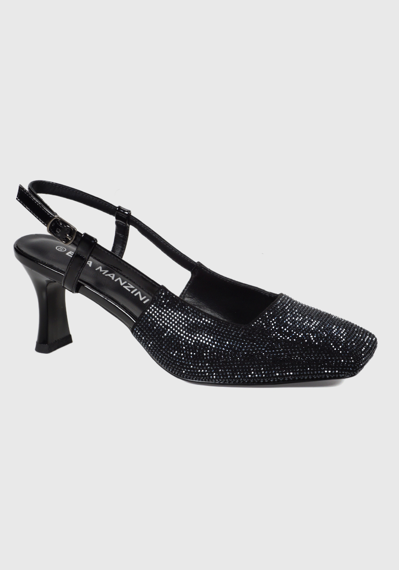 SANDALIA MUJER EDA MANZINI NEGRO CHE420S25BLK NELSY - 2