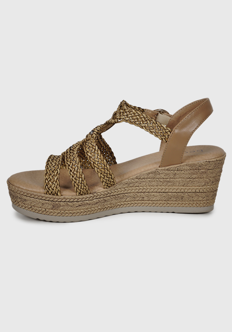 SANDALIA MUJER BEGOÑA CAFÉ EGG811S25BRW ROMA - 5