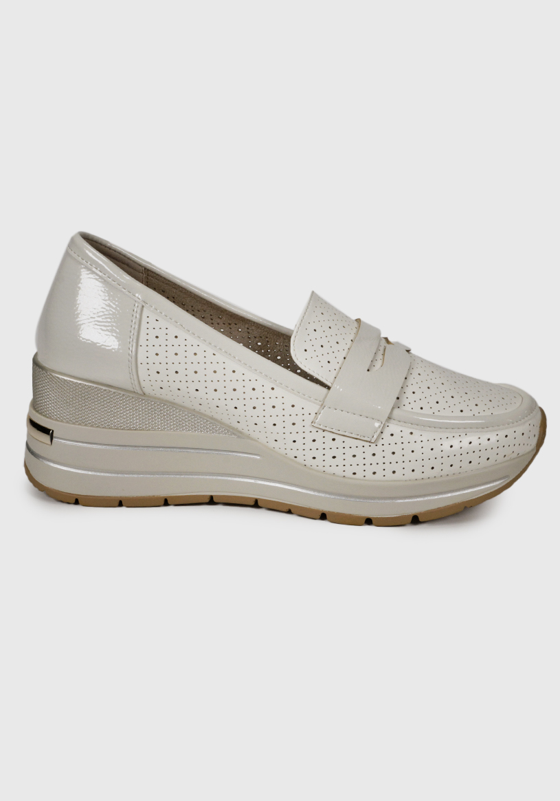 MOCASINES MUJER EDA MANZINI BEIGE VESTA RTE756S25BON - 4