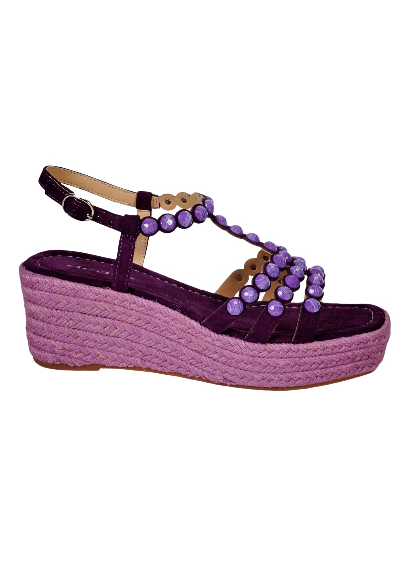 SANDALIA MUJER DEGAS CUERO ROJO FU0056S25PUR EUNIS - 1