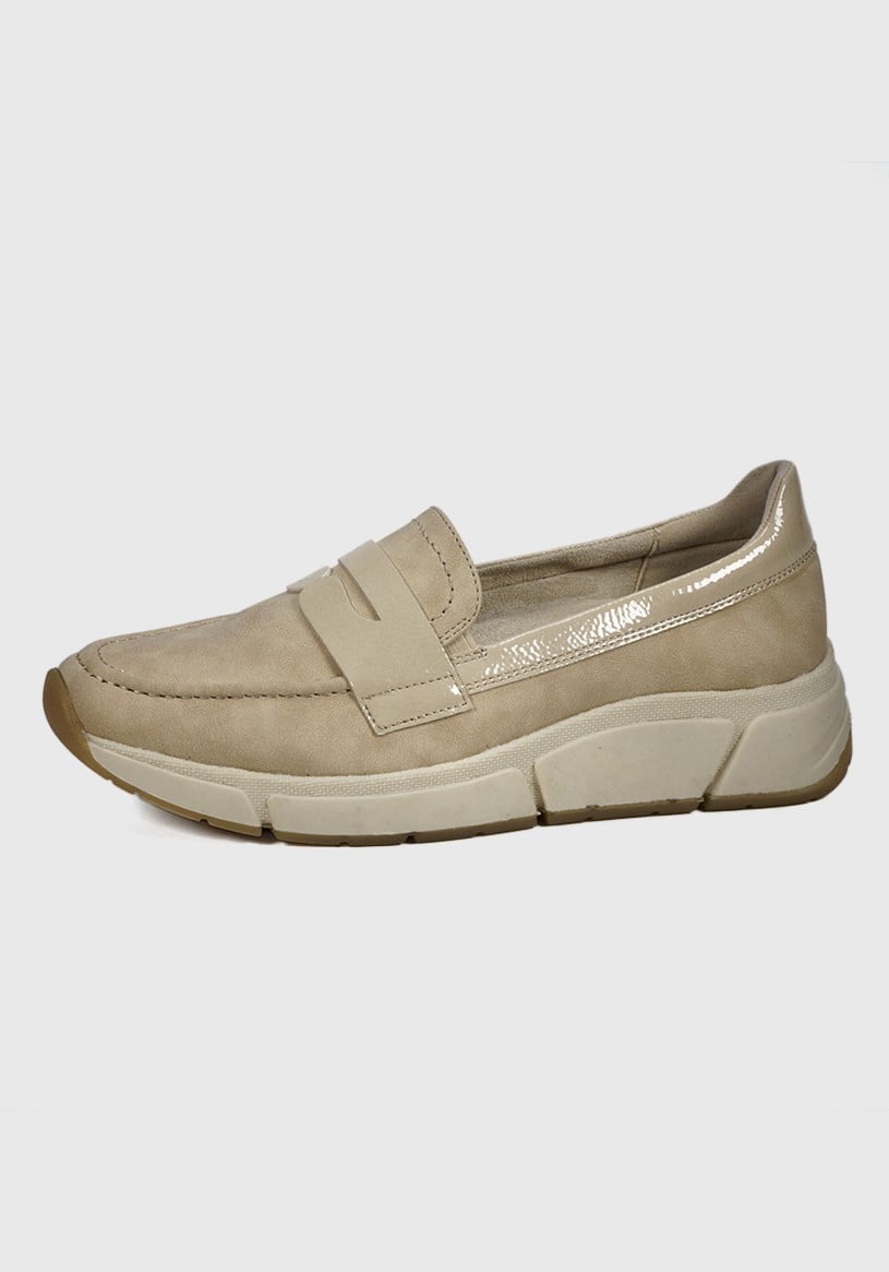 MOCASINES MUJER EDA MANZINI BEIGE SIENNA RTE755S25NUD - 2