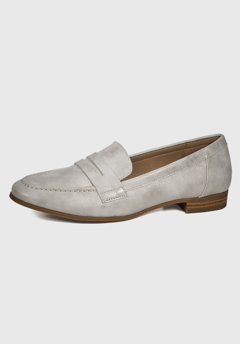 MOCASINES MUJER EDA MANZINI NIXEA PLATEADO RTE752S25SIL - 2