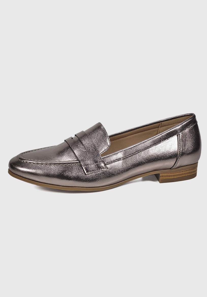 MOCASINES MUJER EDA MANZINI GRIS NIXEA RTE752S25GUN - 2