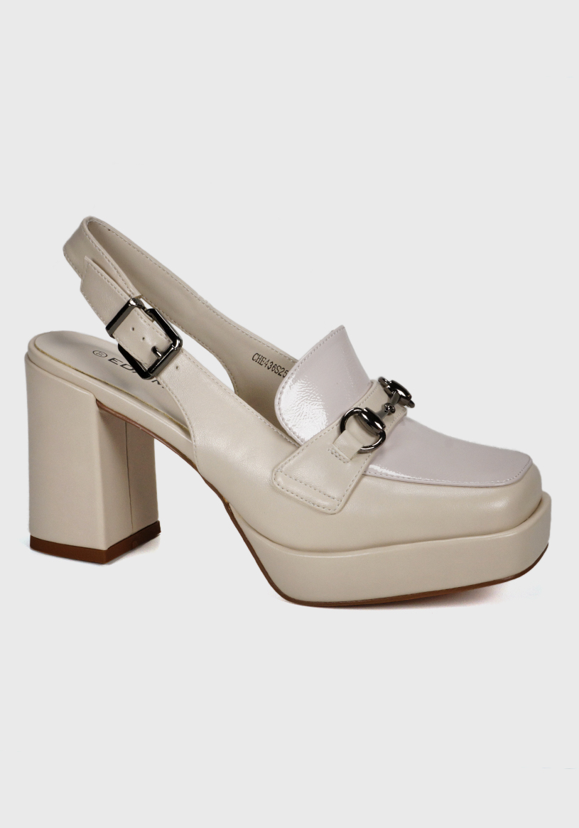 SANDALIA MUJER EDA MANZINI BEIGE CHE436S25BON LELYS - 2