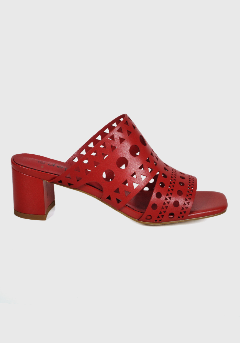 SANDALIA MUJER DEGAS CUERO ROJO CH0622S25RED ALEGRA - 2