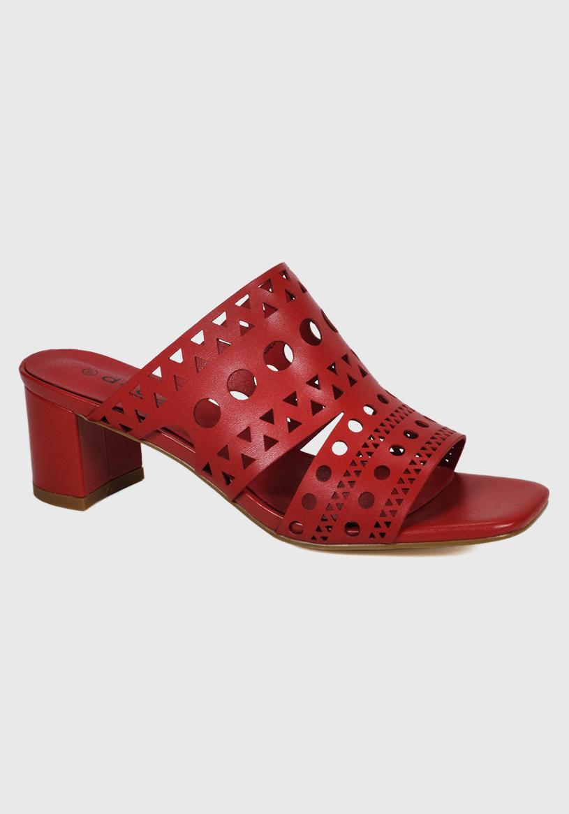 SANDALIA MUJER DEGAS CUERO ROJO CH0622S25RED ALEGRA - 3