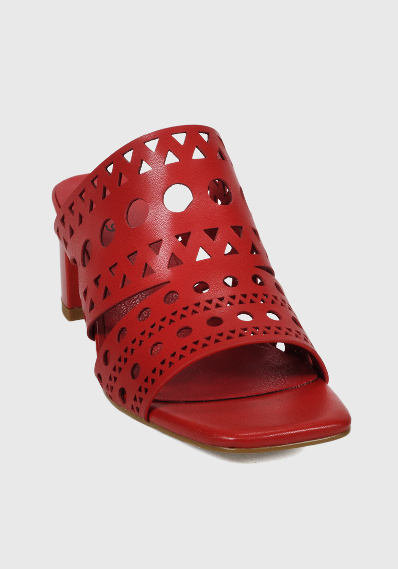 SANDALIA MUJER DEGAS CUERO ROJO CH0622S25RED ALEGRA - 5