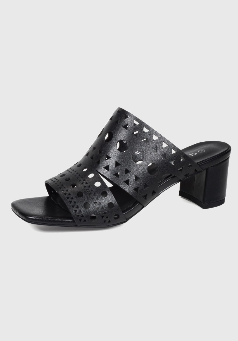 SANDALIA MUJER DEGAS CUERO NEGRO CH0622S25BLK ALEGRA - 1