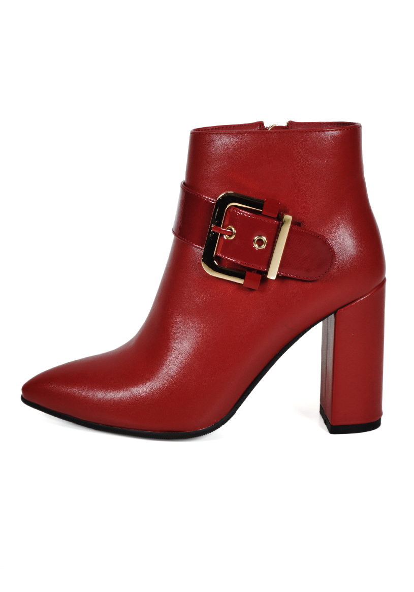 BOTÍN MUJER ANDRIS ROJO - 1