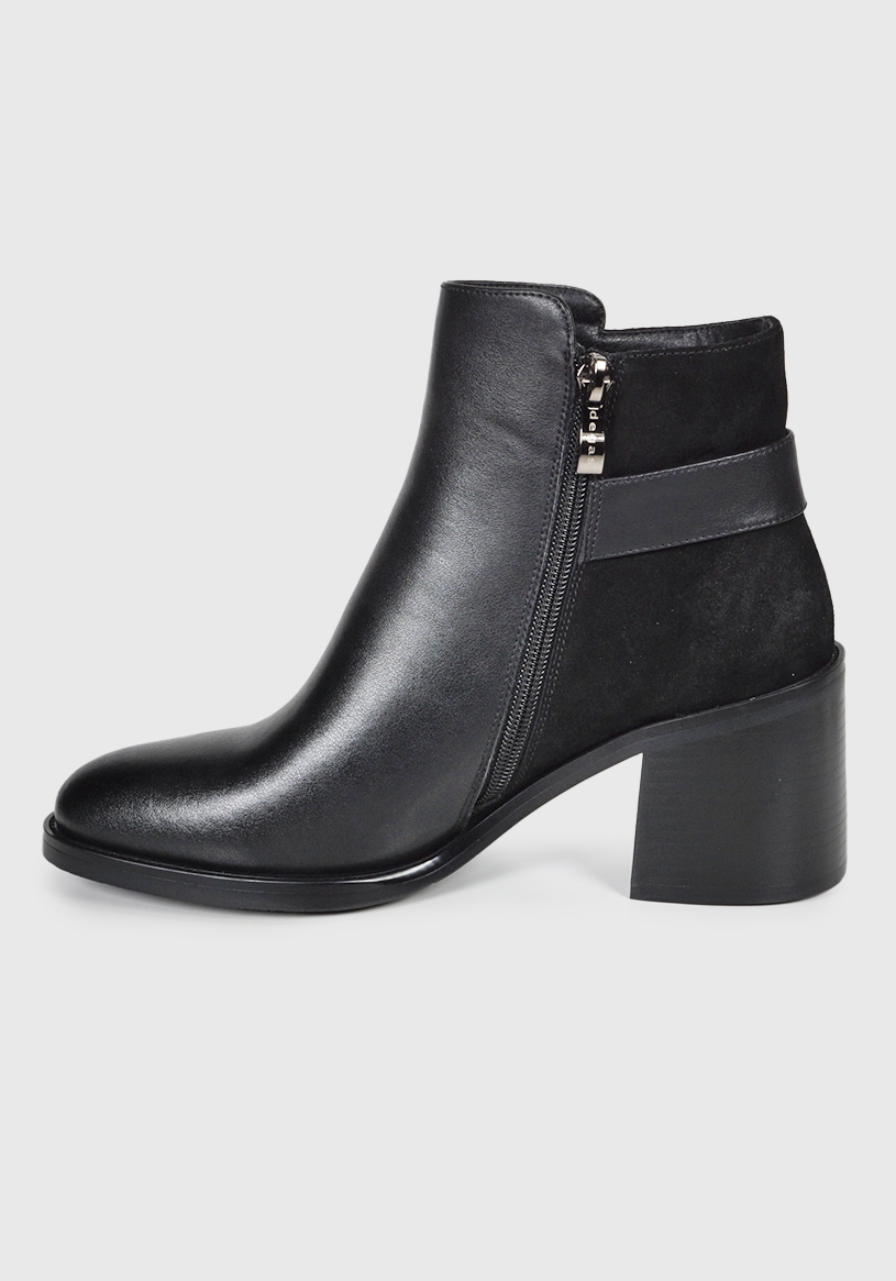 BOTÍN MUJER CUERO CINZIA NEGRO - 5