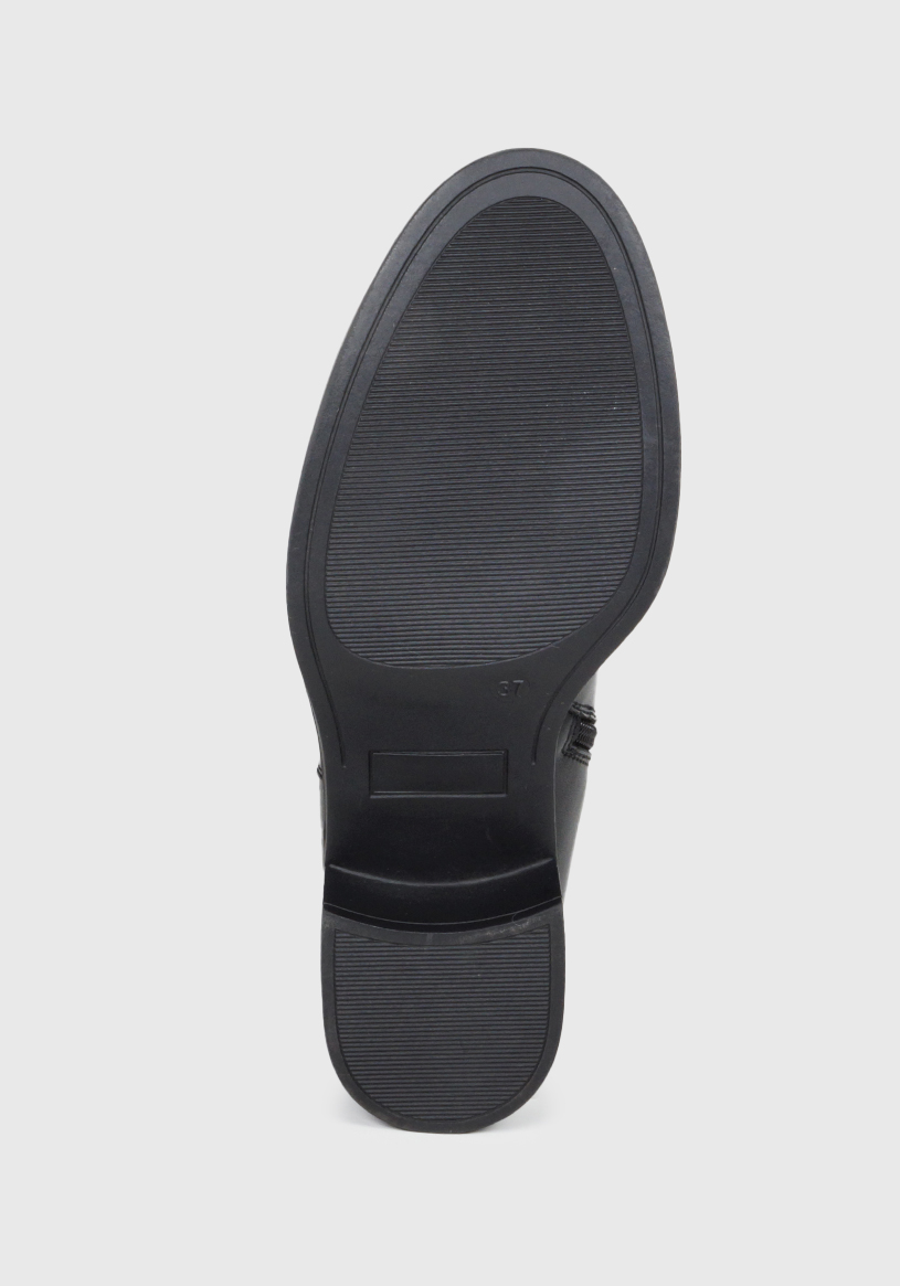 BOTA CUERO AUKA NEGRO - 8