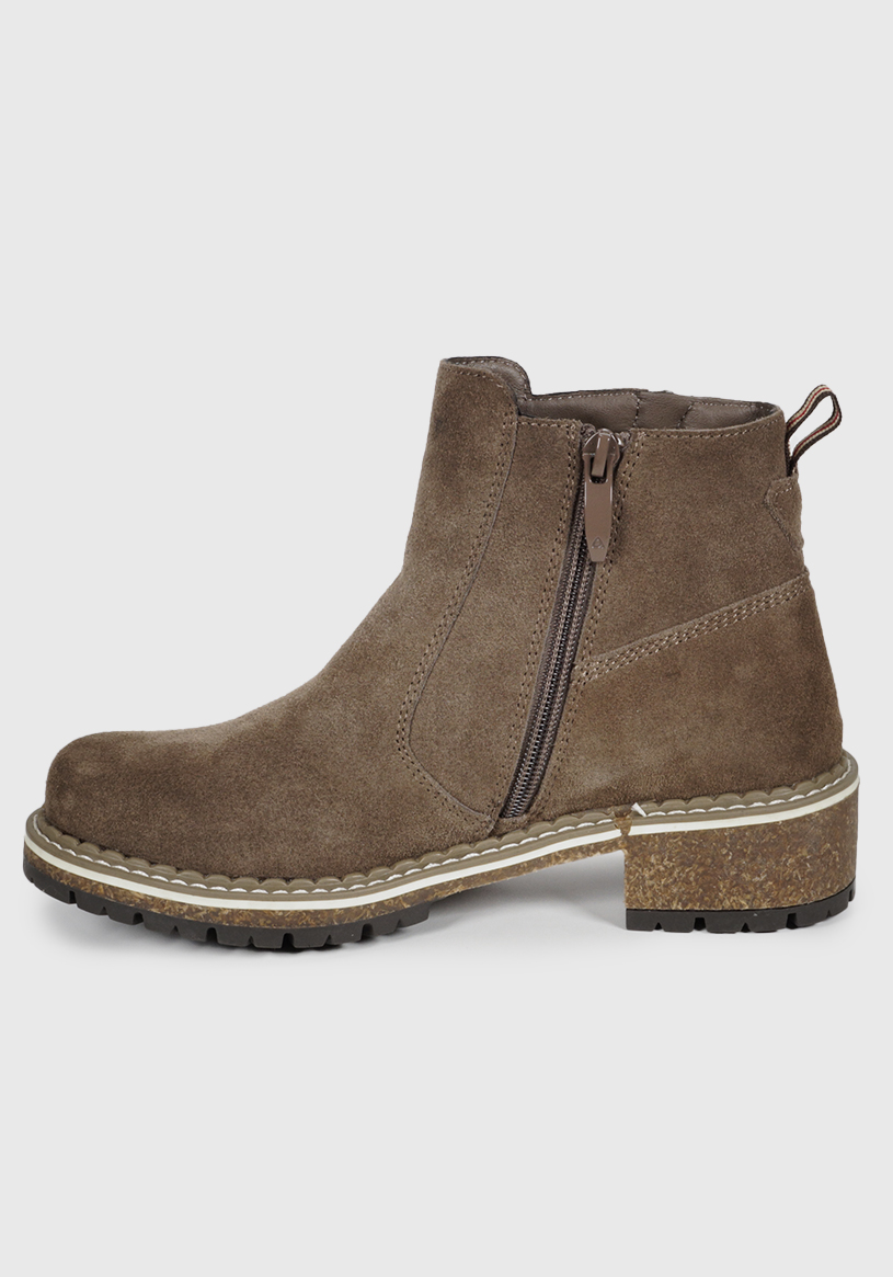 BOTÍN MUJER CUERO YUQUERÍ TAUPE - 7
