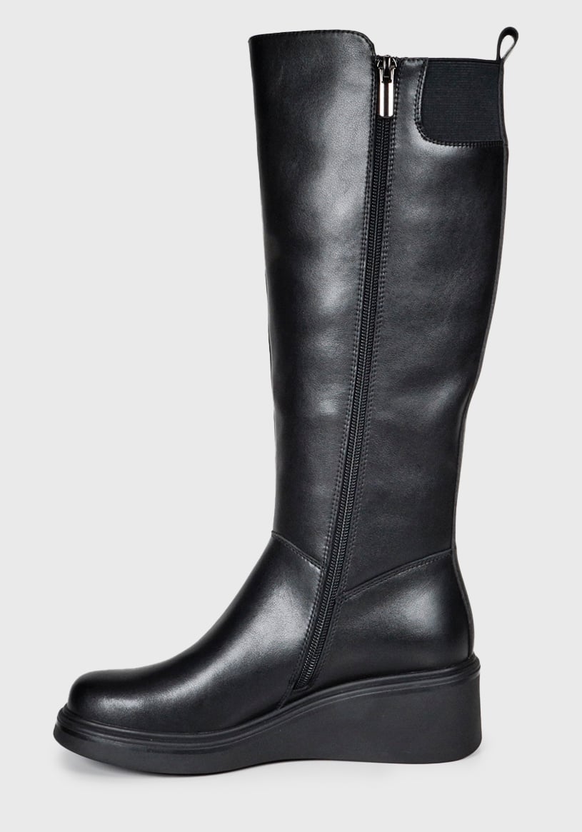 BOTA CUERO EMEL NEGRO - 5
