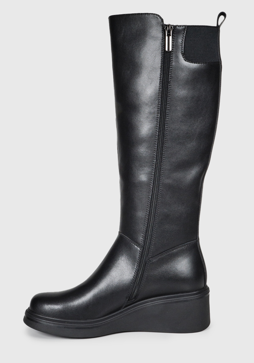 BOTA CUERO EMEL NEGRO - 5