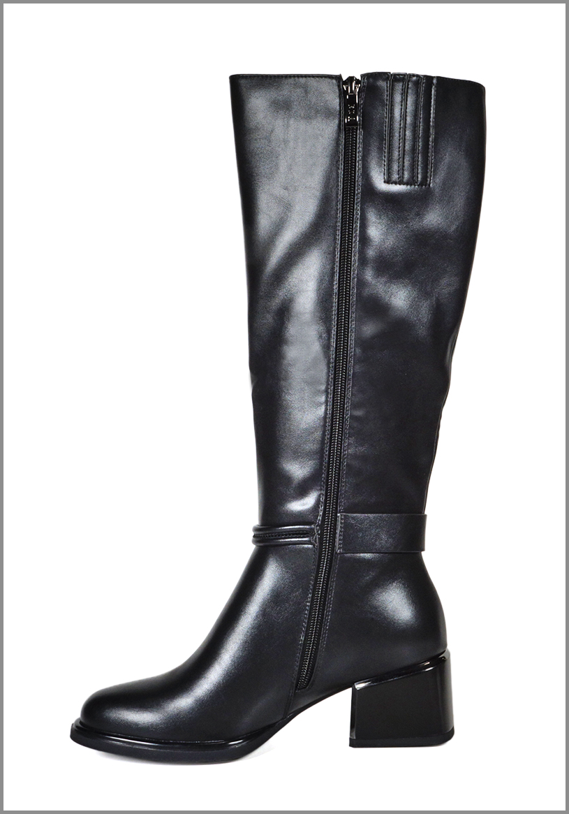 BOTA MUJER ROSY NEGRO - 5