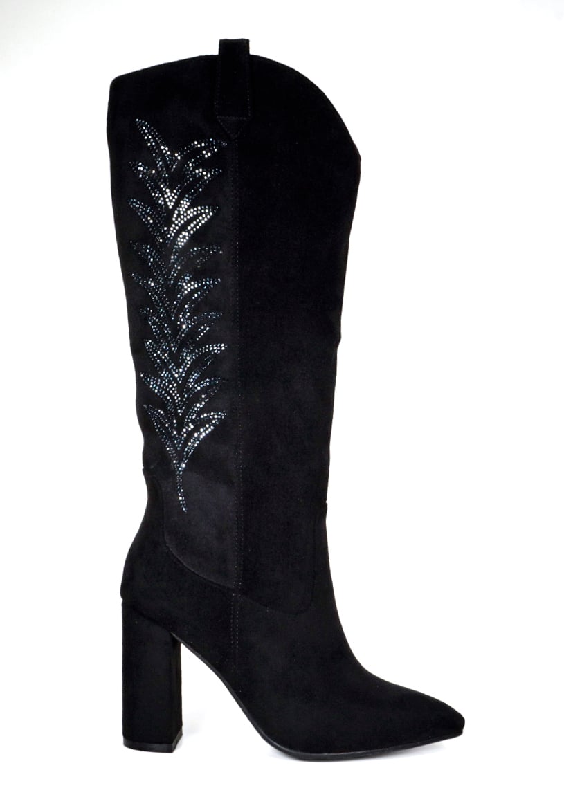 BOTA MUJER OLIMPIA NEGRO - 1