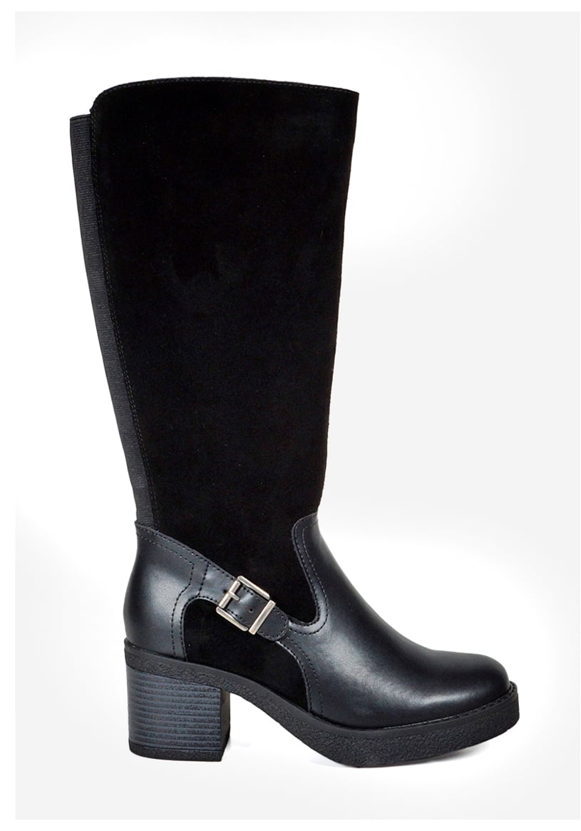 BOTA CUERO USUNE NEGRO - 1
