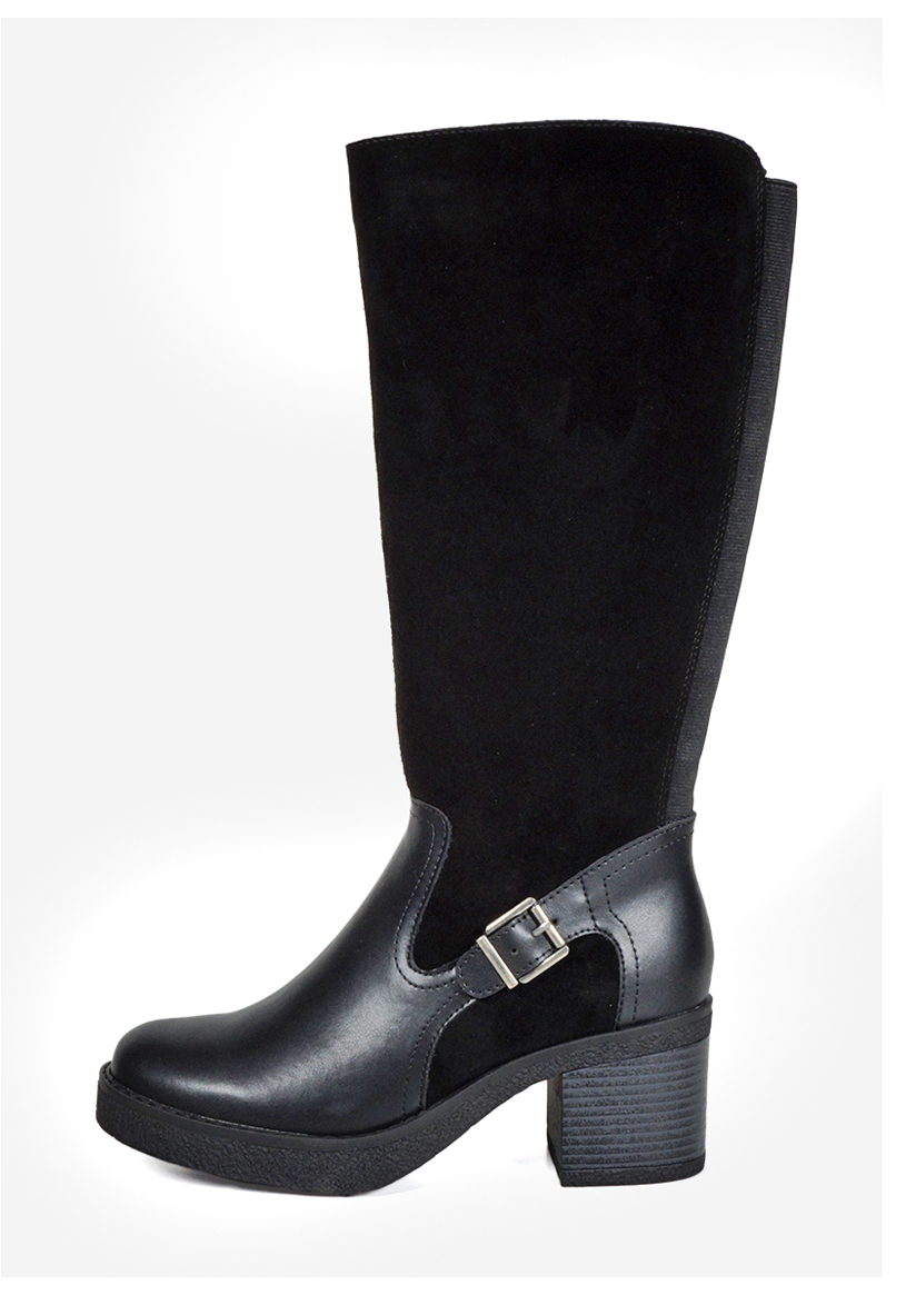 BOTA CUERO USUNE NEGRO - 1