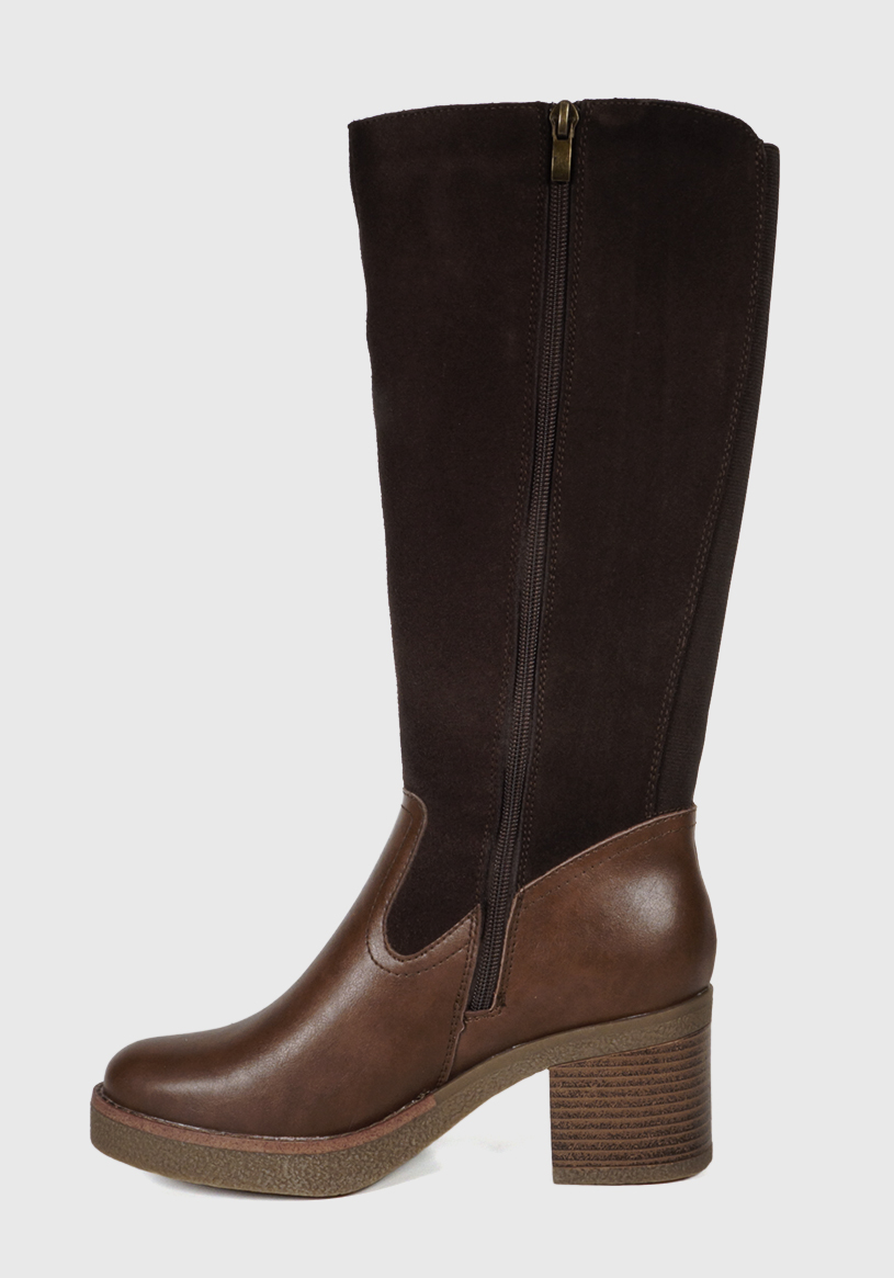 BOTA CUERO USUNE TAUPE - 5